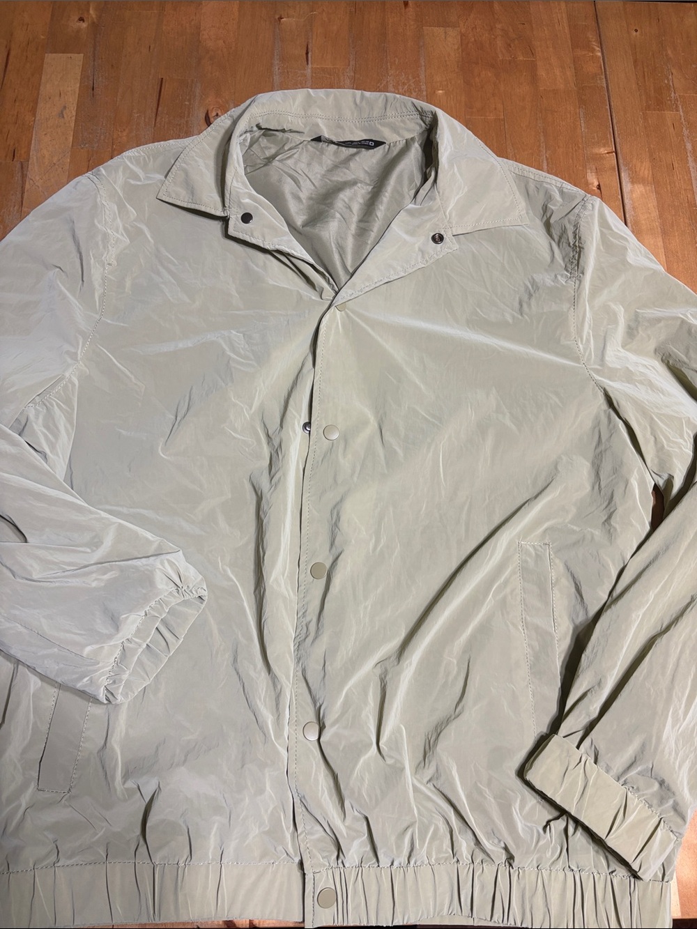 Zara Light green Men's Windbreaker Jacket